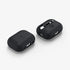 ACS05479 - Apple AirPods Pro 2 Case Silicone Fit + strap in black showing the front and side with strap